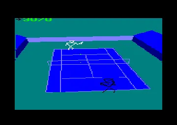 International 3D Tennis (UK) (1990) screen shot game playing